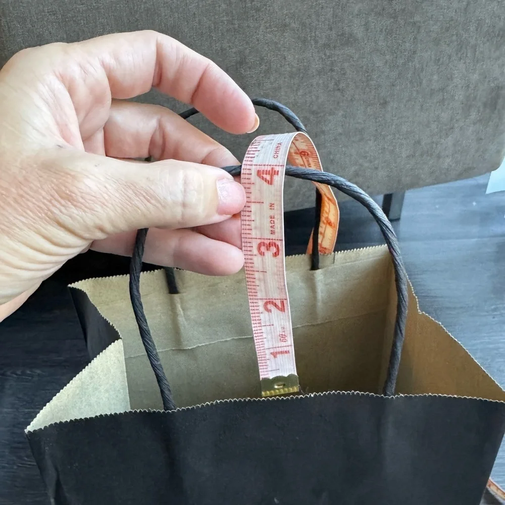 New Black Gift Bags Paper Bags Set of 15 small medium